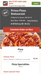 Mobile Screenshot of primopizzaboston.com